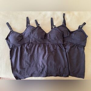 Black Kindred Bravely L Busty nursing and pumping tank top